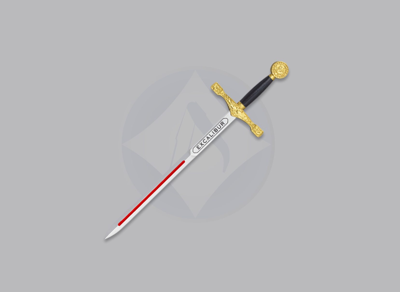 Mini espada Excalibur Tole10 Imperial fabricada en zamak para decoración y coleccionismo