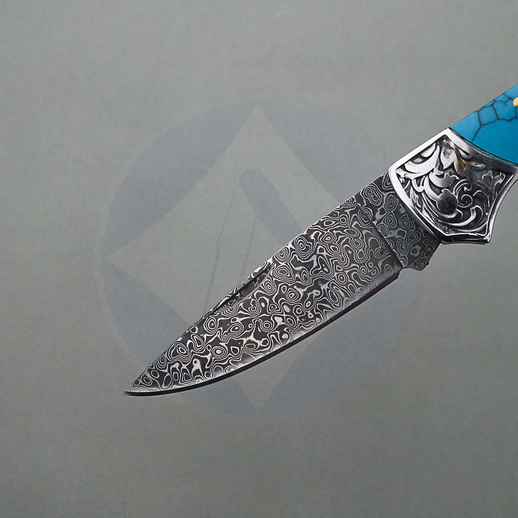 Navaja acero damasco - Imagen 4